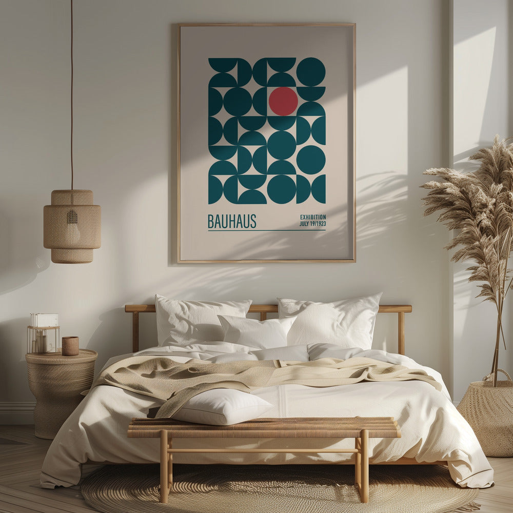 Bauhaus Mavi Kureler Poster